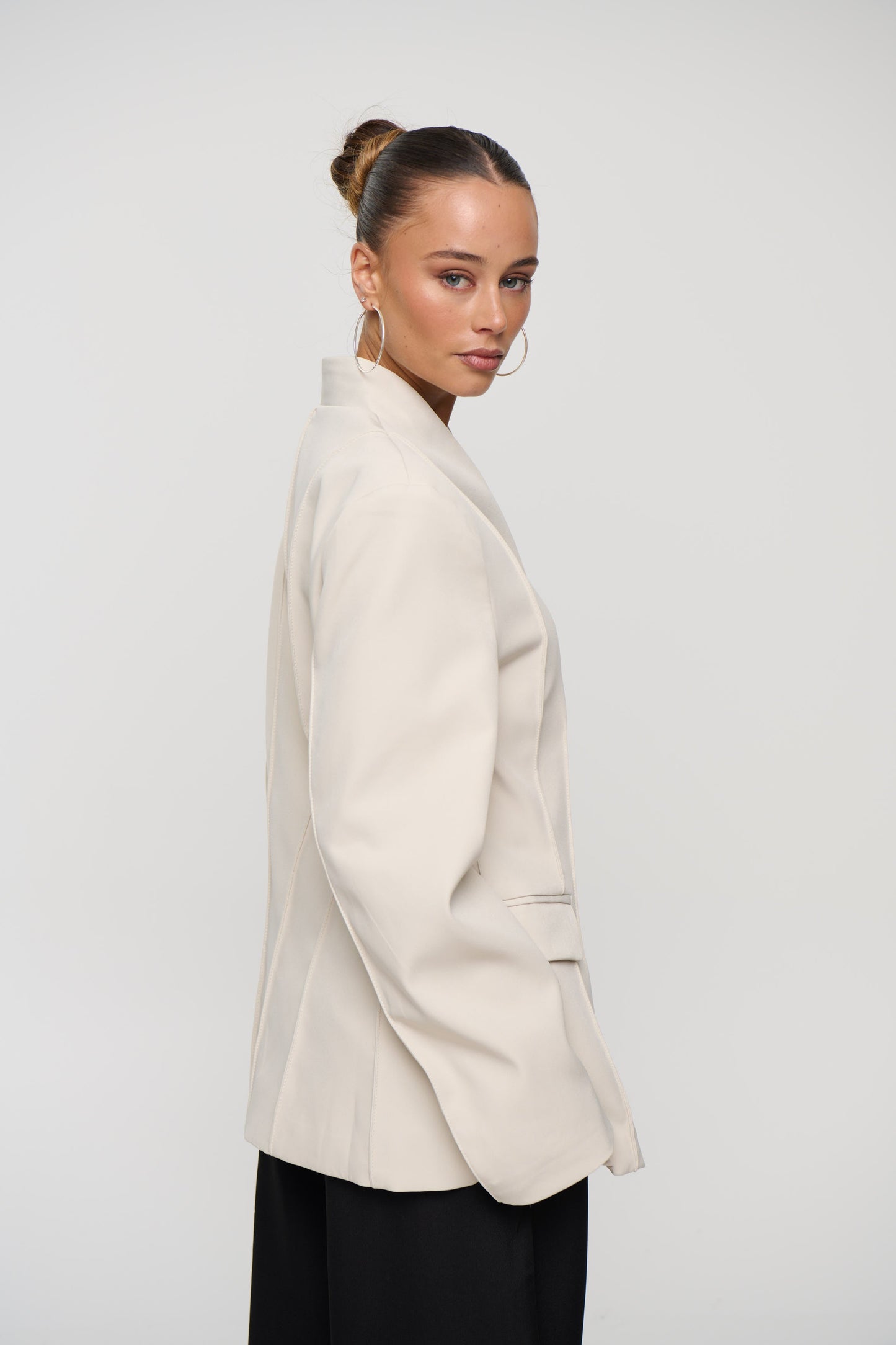 Lenia Blazer Stone