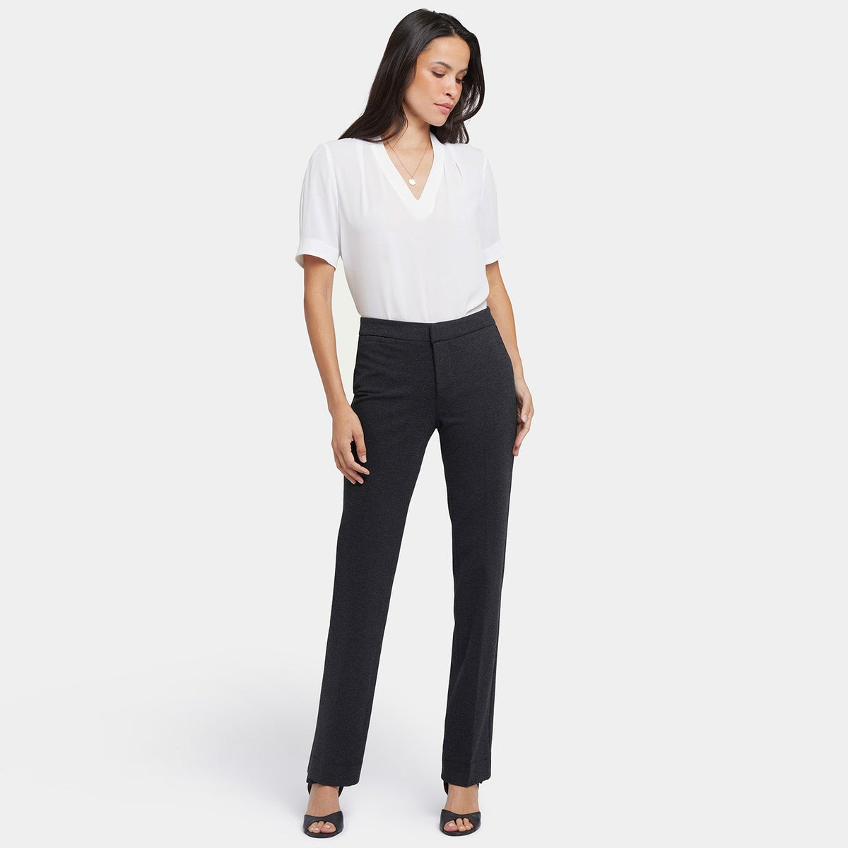 Slim Trouser Pants - Charcoal Heathered