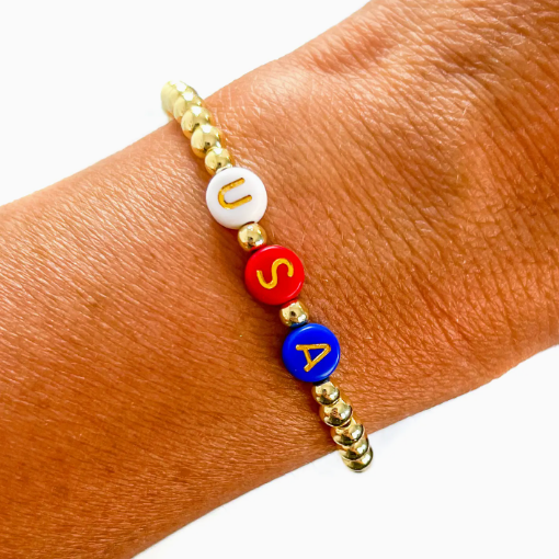 (PRE-ORDER) USA Bracelet - Gold