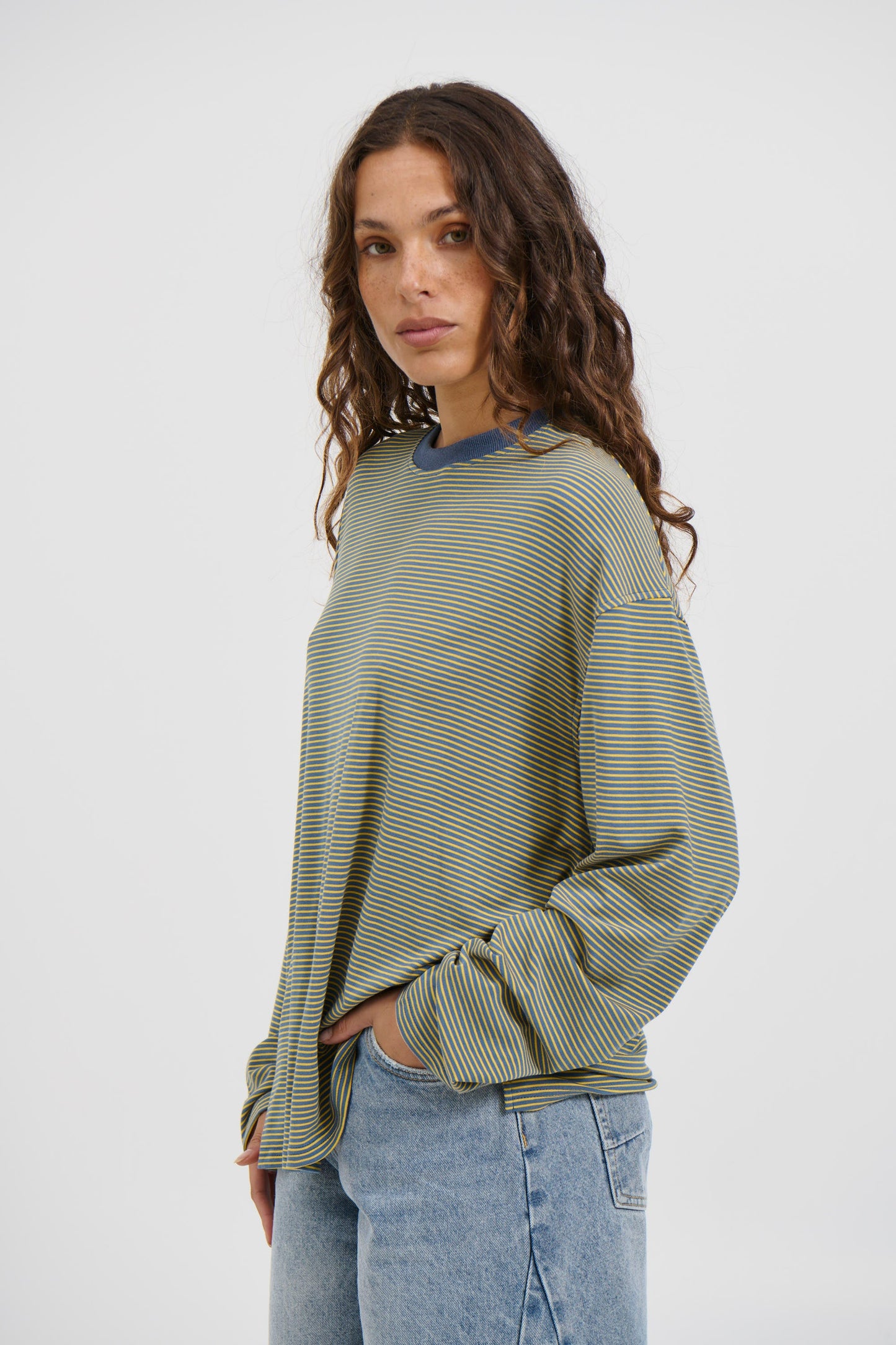 Asher Long Sleeve Yellow - FINAL SALE
