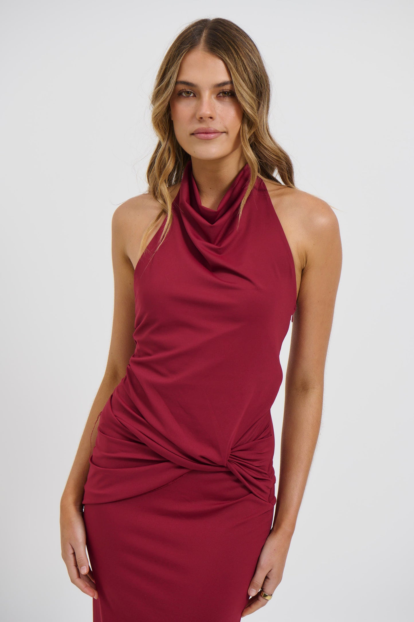 Darling Maxi Dress Wine