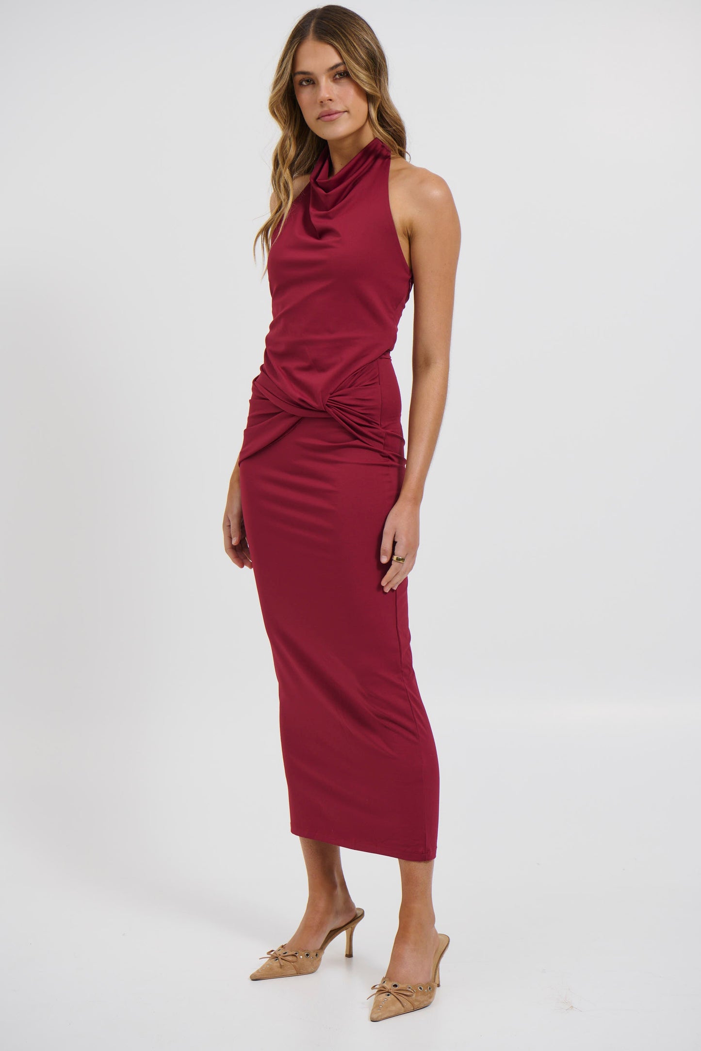 Darling Maxi Dress Wine