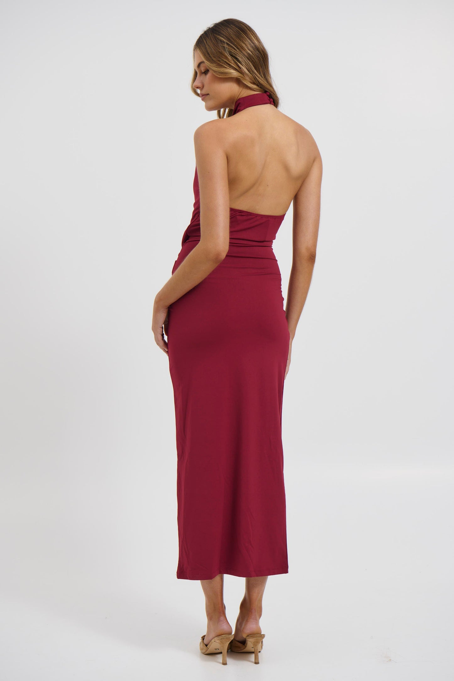 Darling Maxi Dress Wine