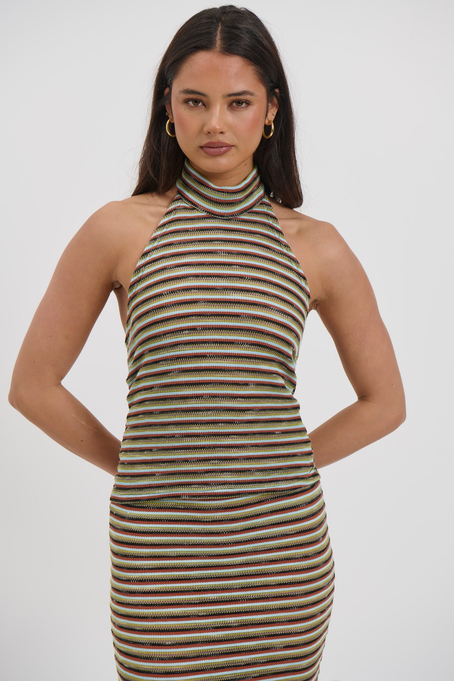 Jordy Top Blue Stripe - FINAL SALE