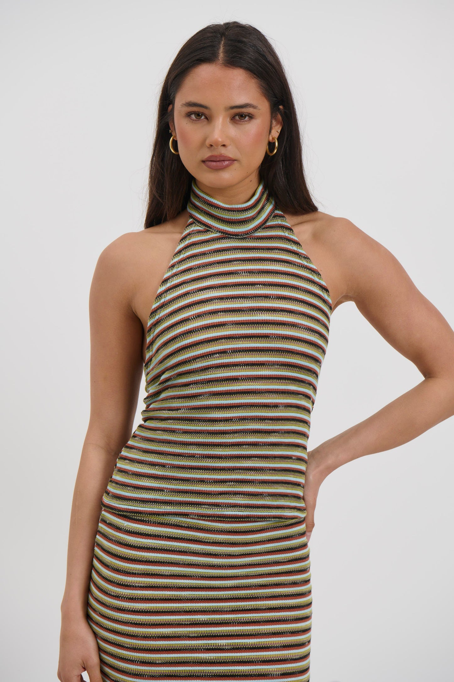 Jordy Top Blue Stripe - FINAL SALE