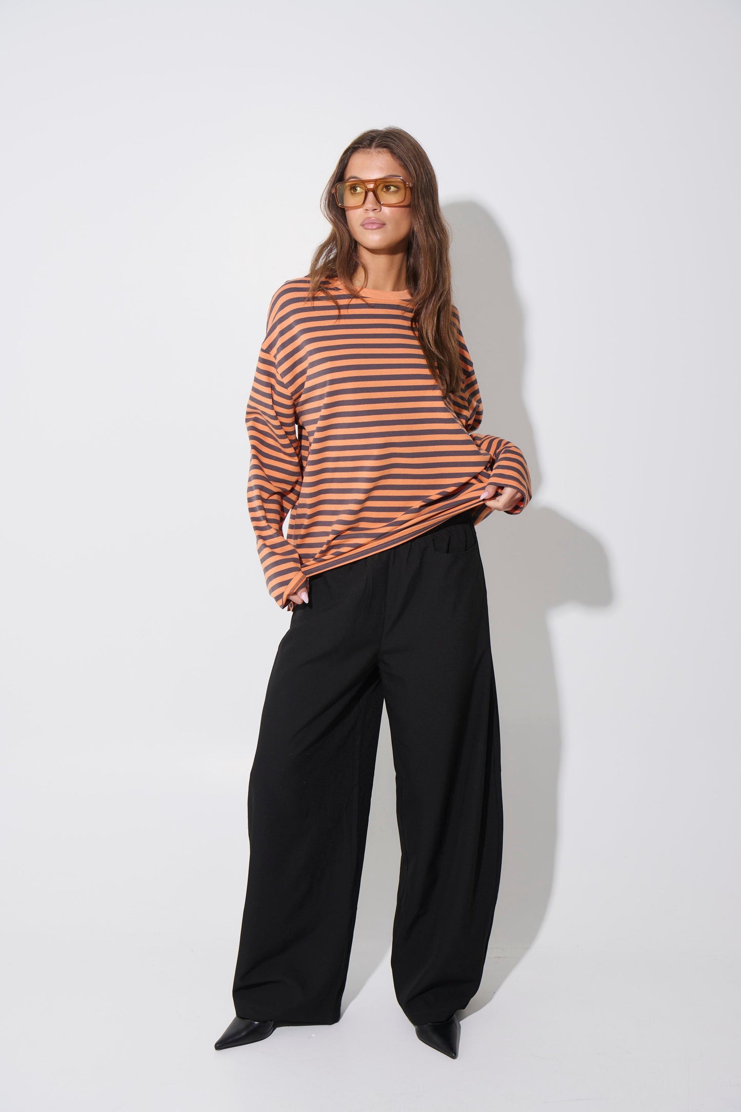 Asher Long Sleeve Tangerine