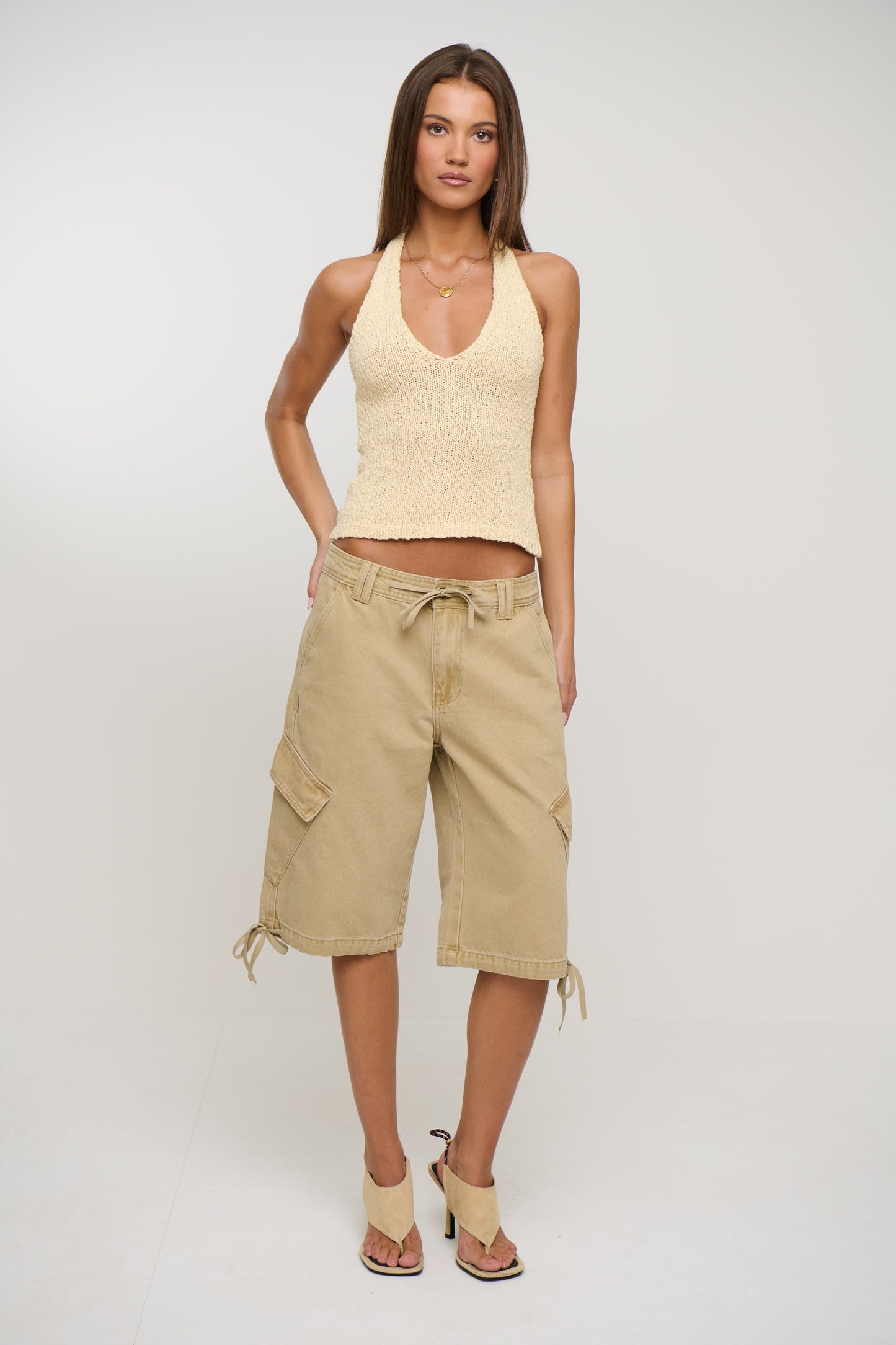 Halo Halter Top Butter