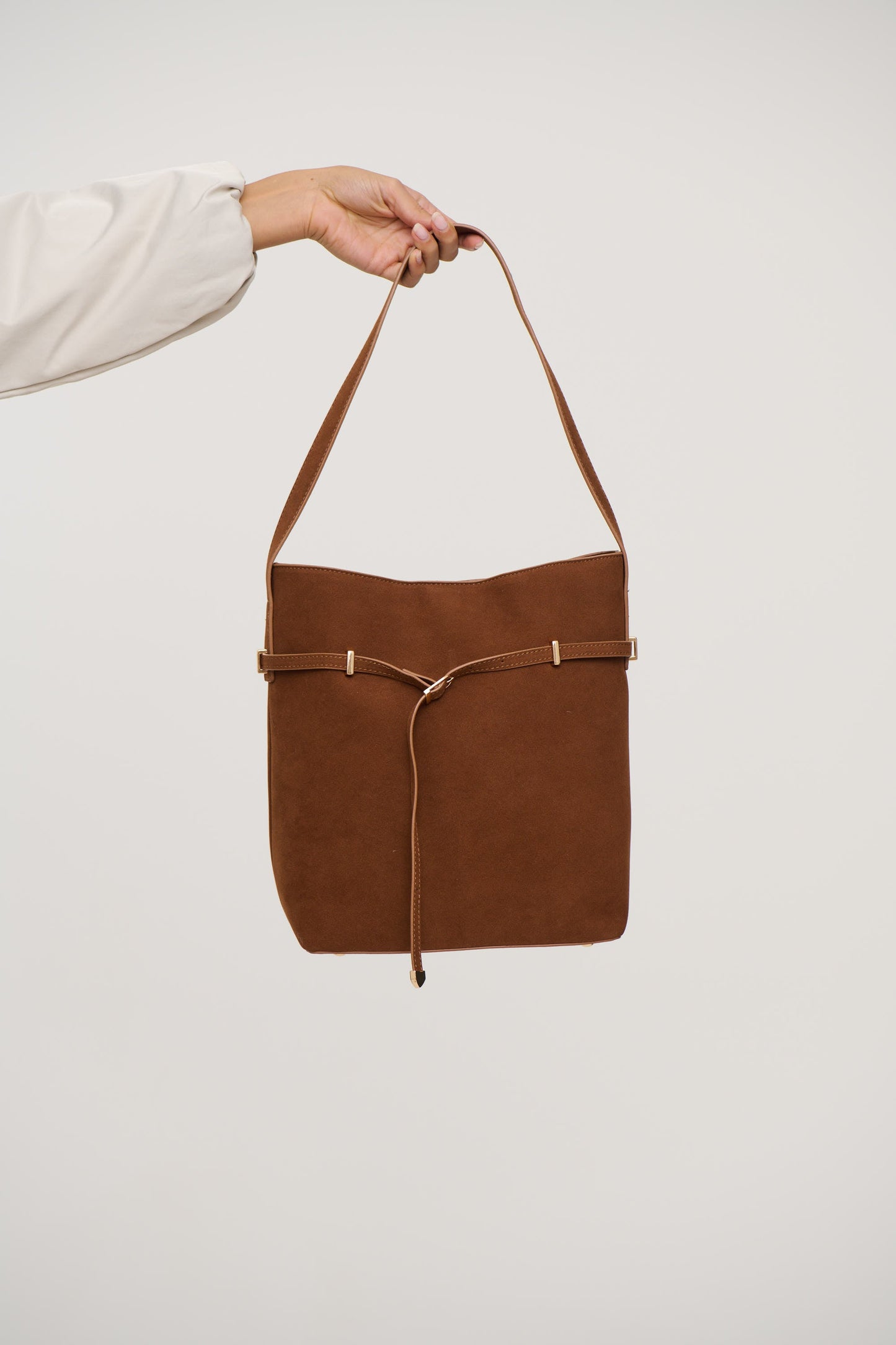Astra Bucket Bag Brown