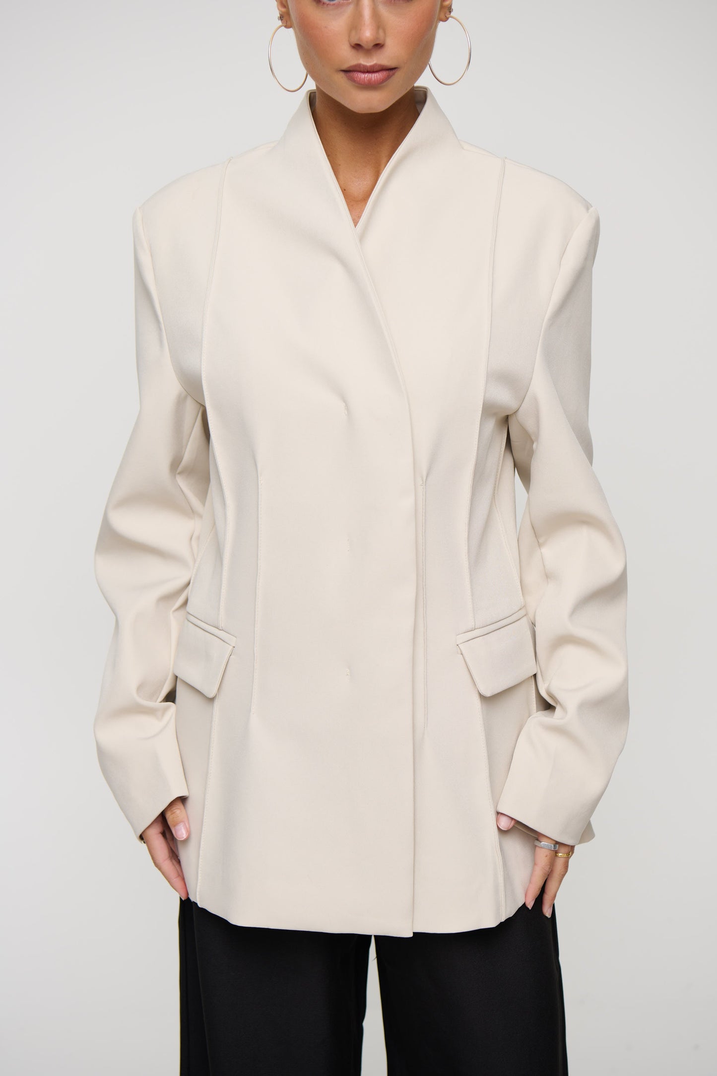 Lenia Blazer Stone