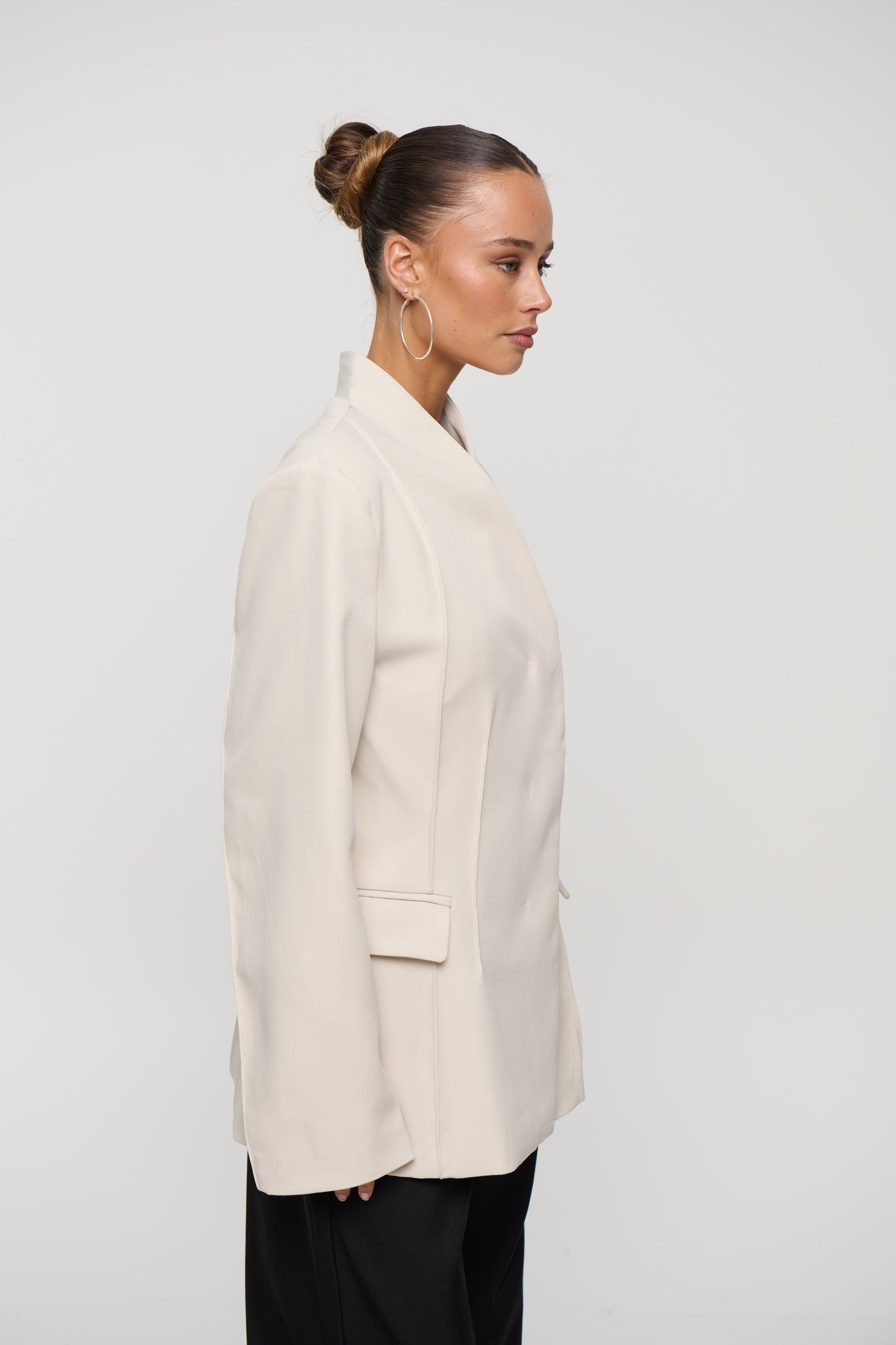 Lenia Blazer Stone