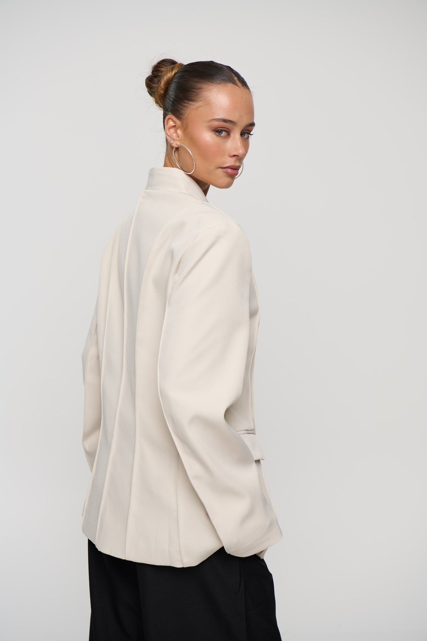 Lenia Blazer Stone