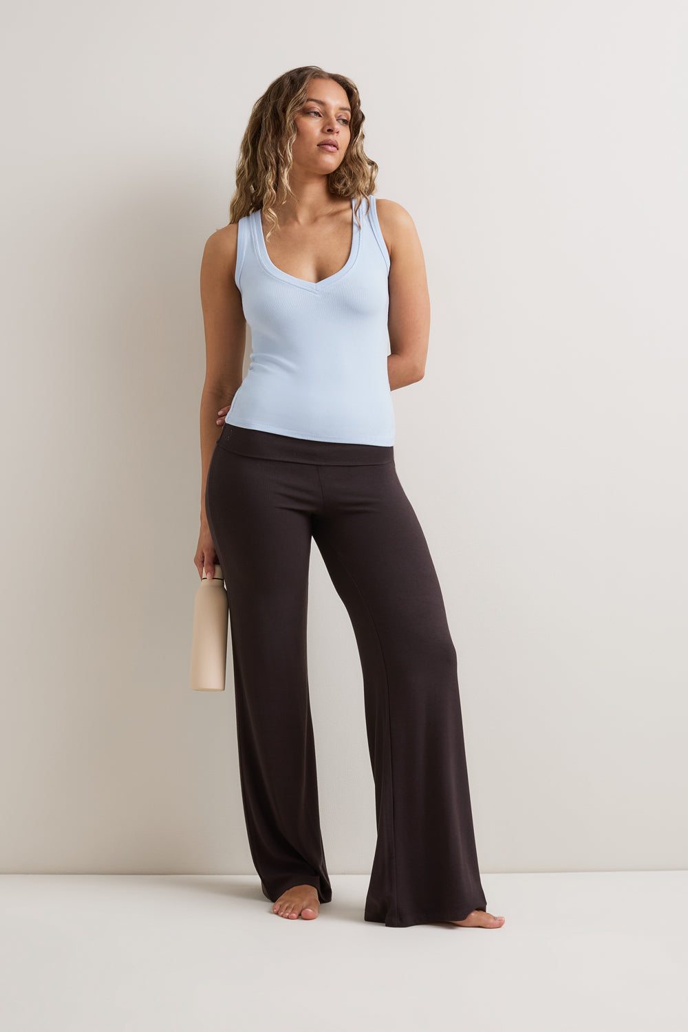 365 Sculpting Lounge Reversible Tank - Baby Blue