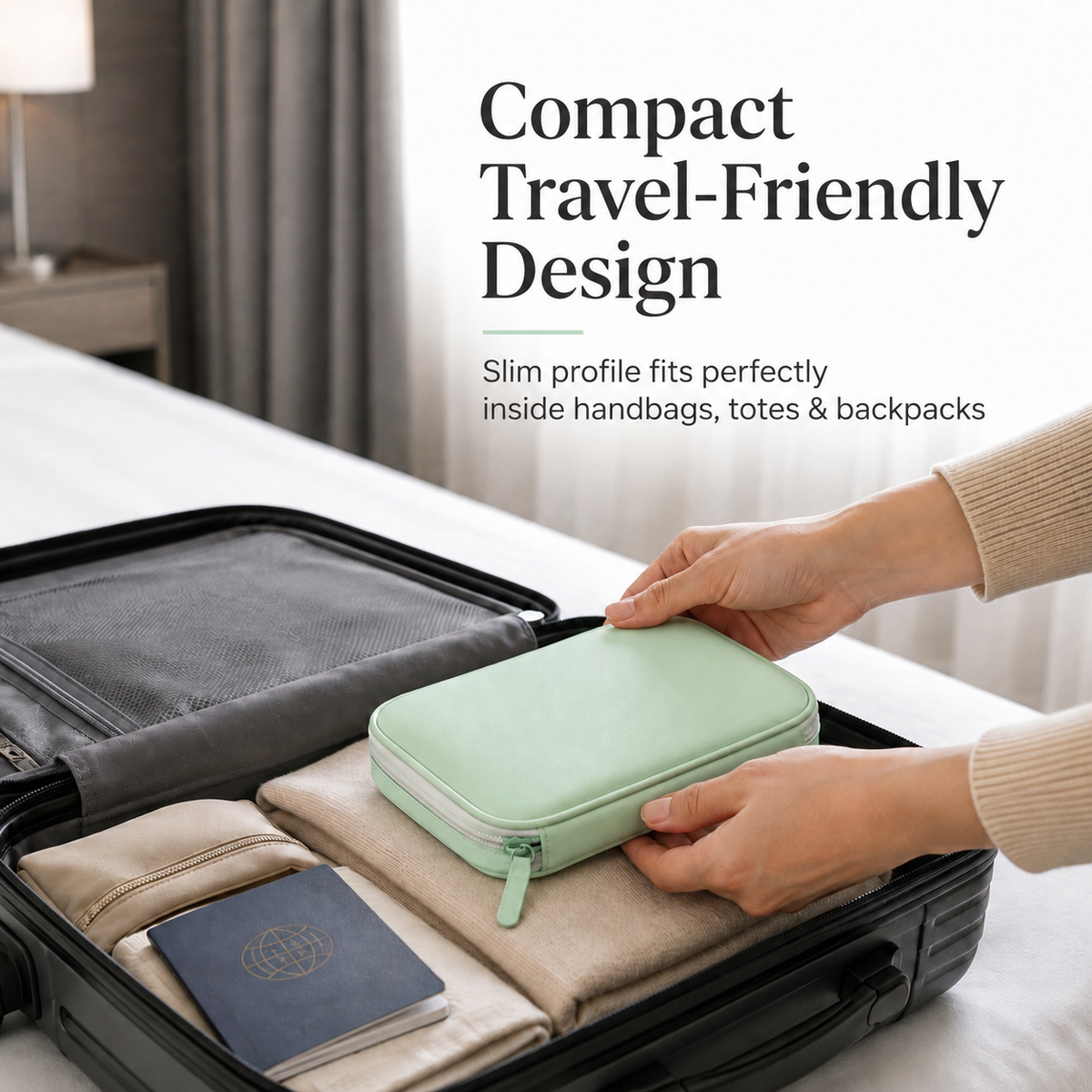 Waterproof Portable Travel Pill & Vitamin Storage Binder