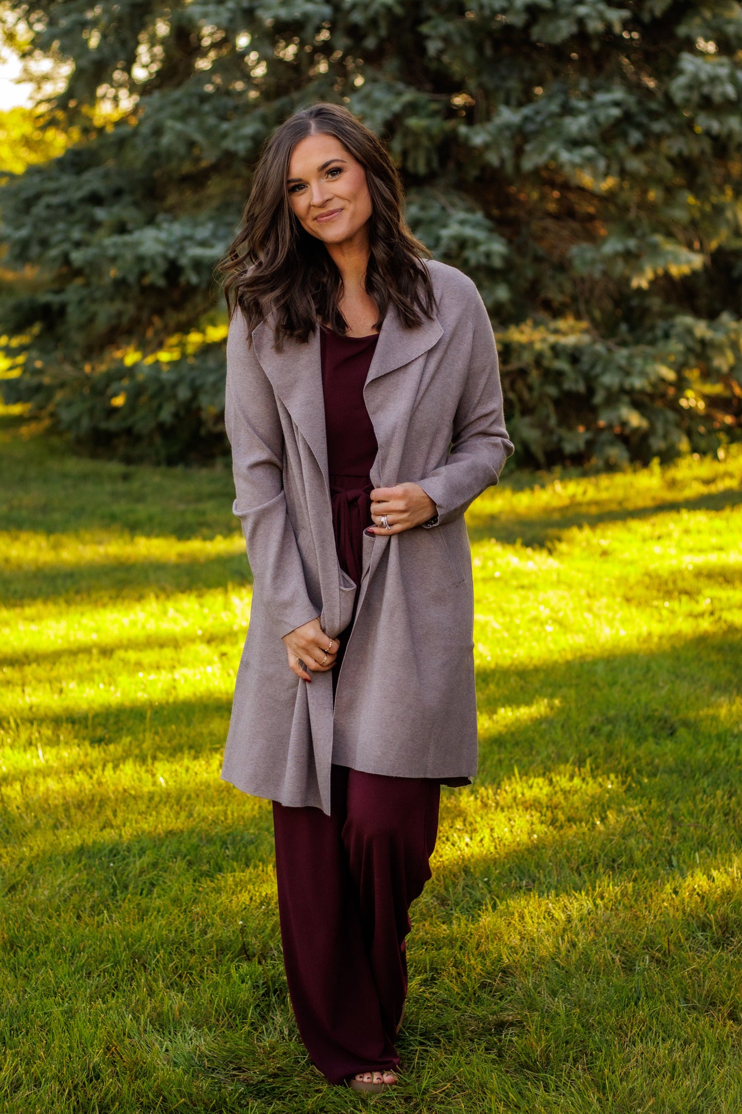 (SALE) Catch Me If I Fall Cardigan (Mocha)