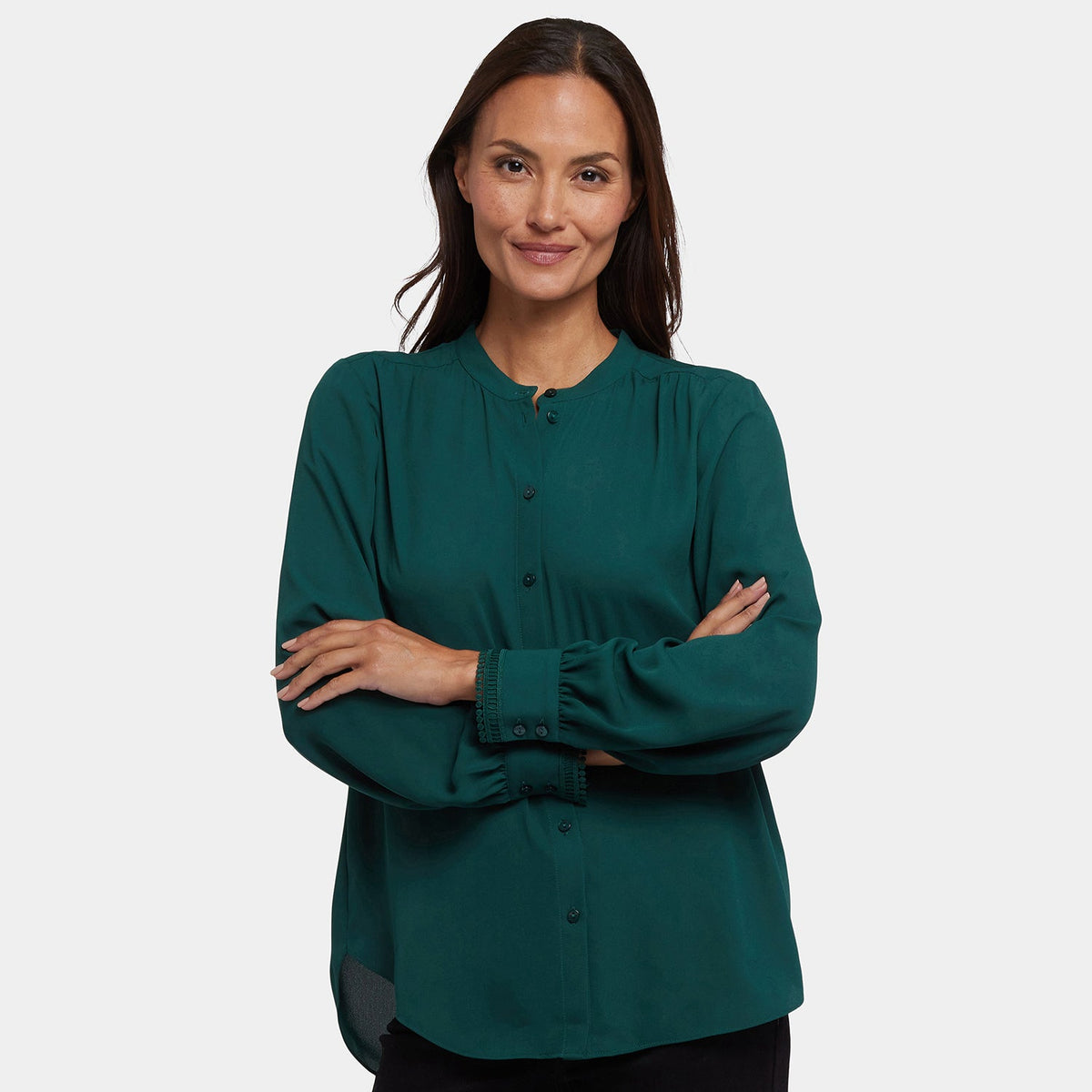 Janie Blouse - Pine Forest