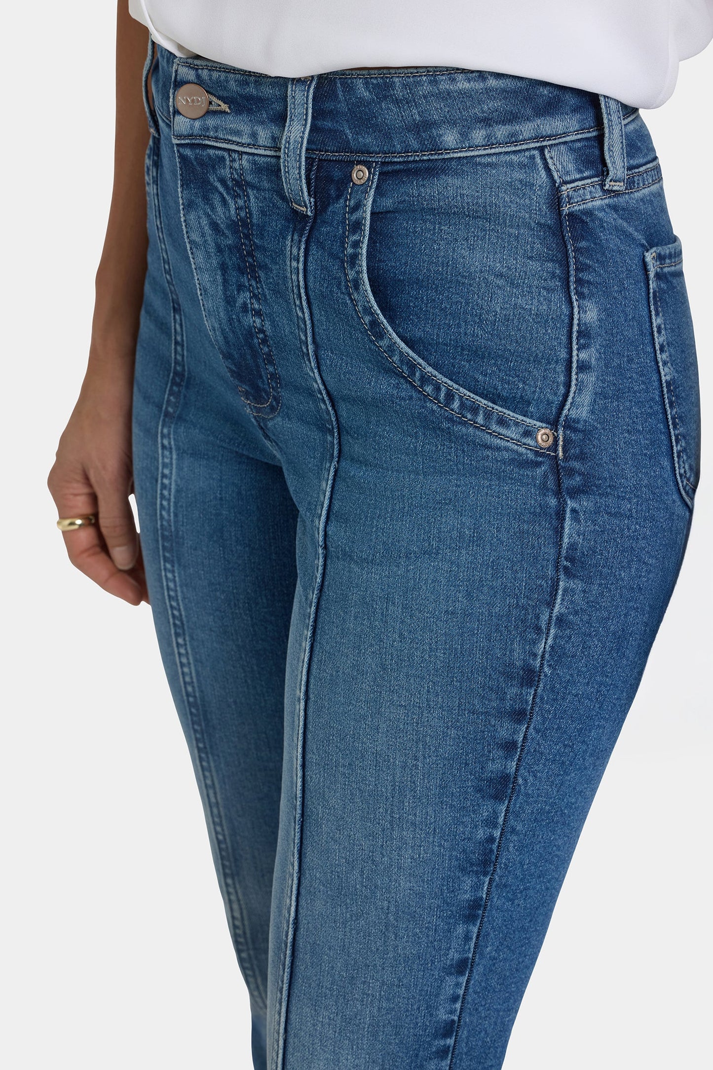 Billie Mini Bootcut Jeans - Romantic Indigo