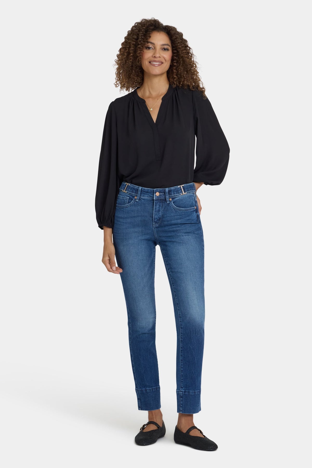 Sheri Slim Jeans - Cool Marine