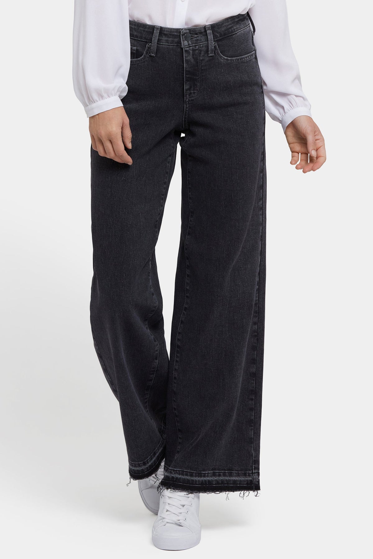 Teresa Wide Leg Jeans - Slate Stone