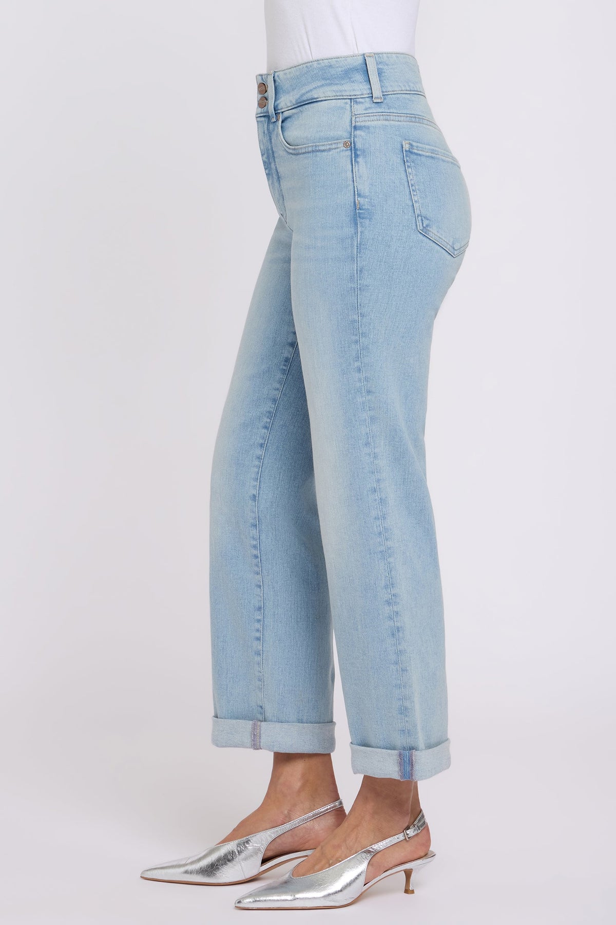 Bailey Relaxed Straight Crop Jeans - Keys View