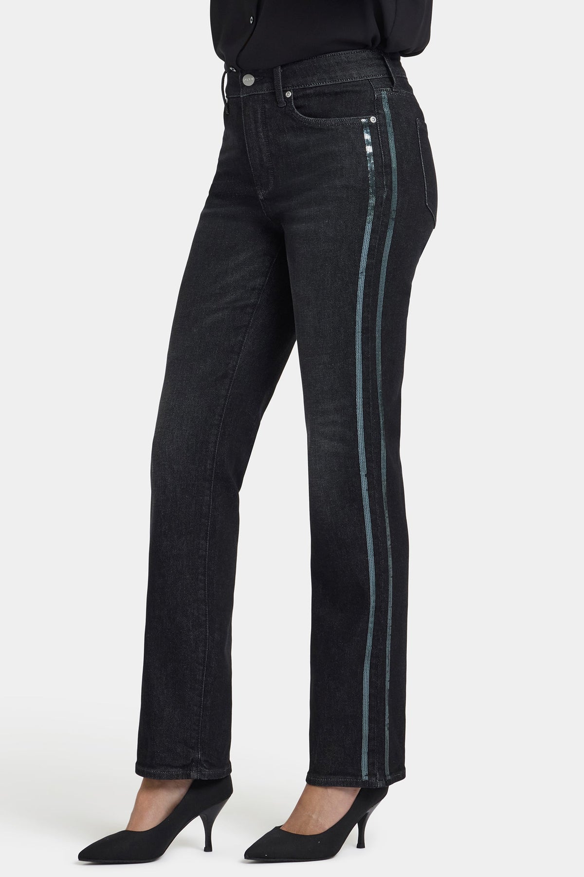 Marilyn Straight Jeans In Petite - French Nightfall