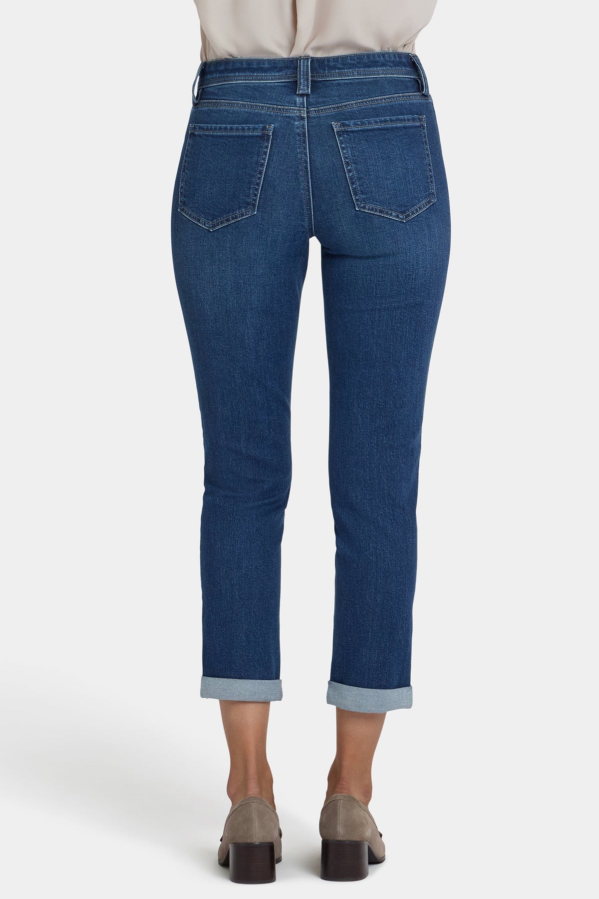 Margot Girlfriend Jeans In Petite - Vintage Lapis