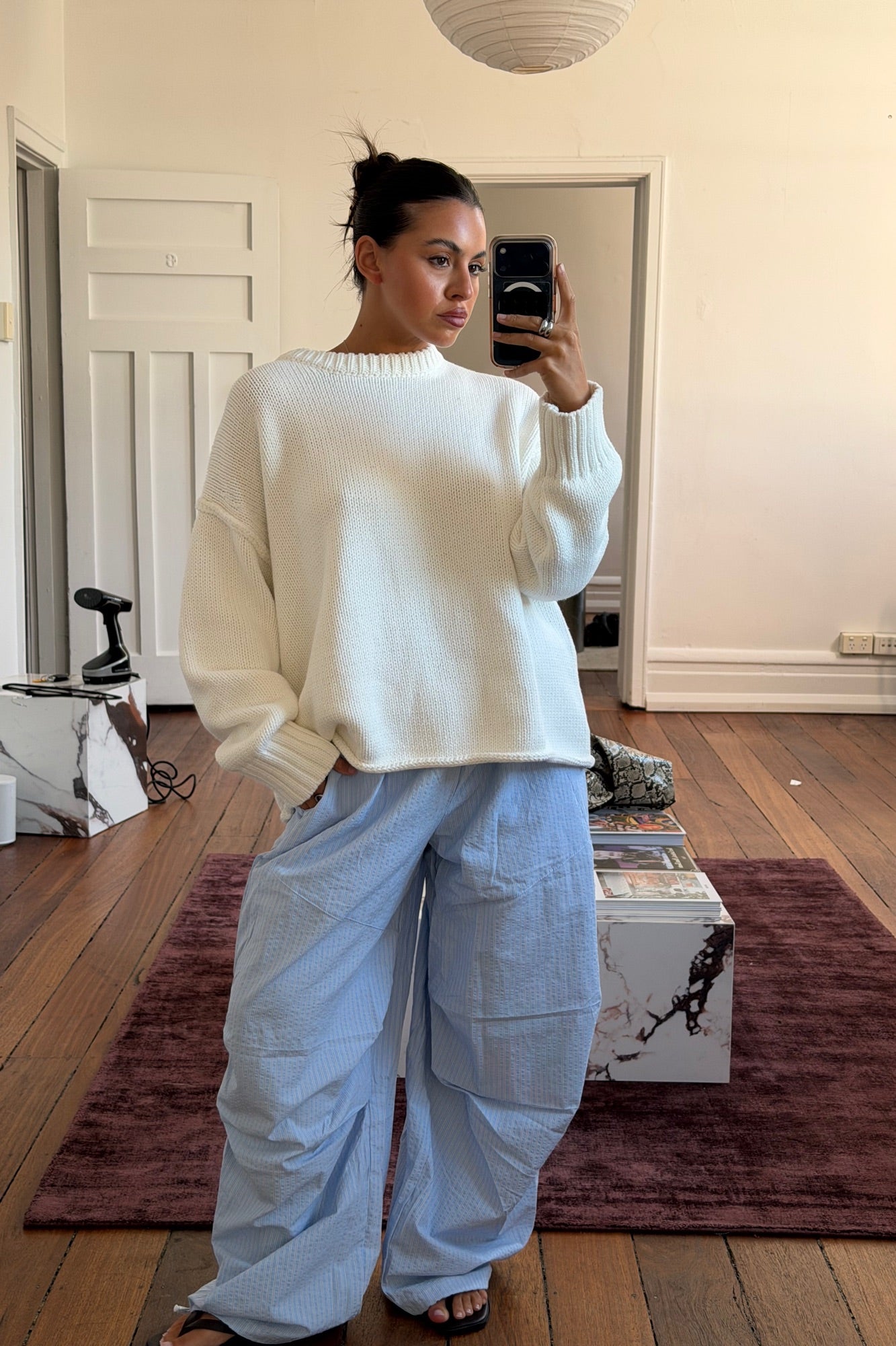 Lavinia Pant Dusty Blue