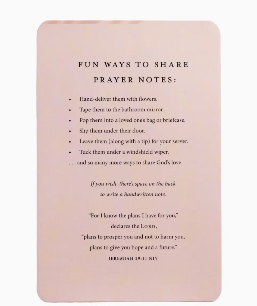 Prayers To Share Pass Along Notes