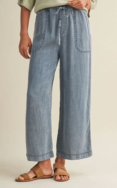 Vintage Wash Drawstring Pant