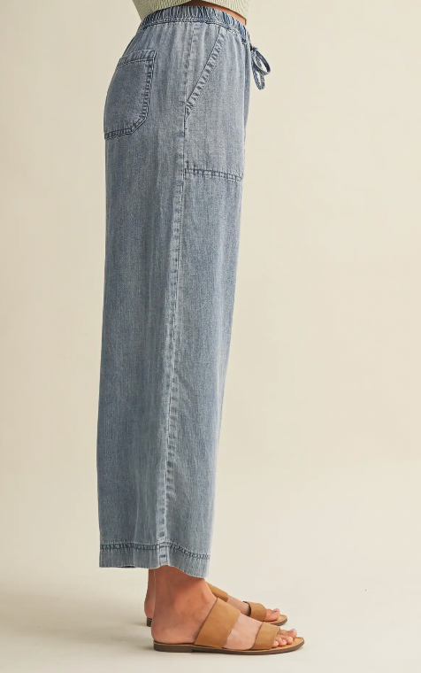 Vintage Wash Drawstring Pant