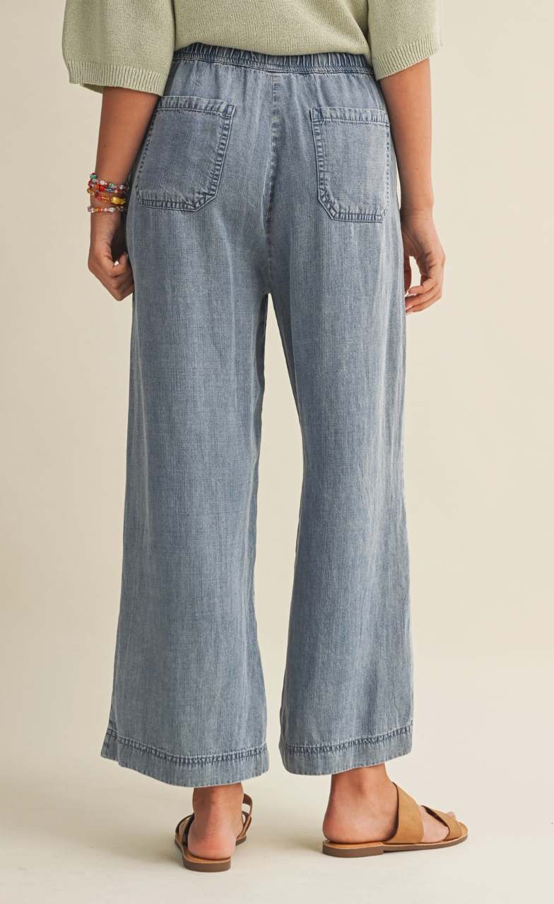 Vintage Wash Drawstring Pant