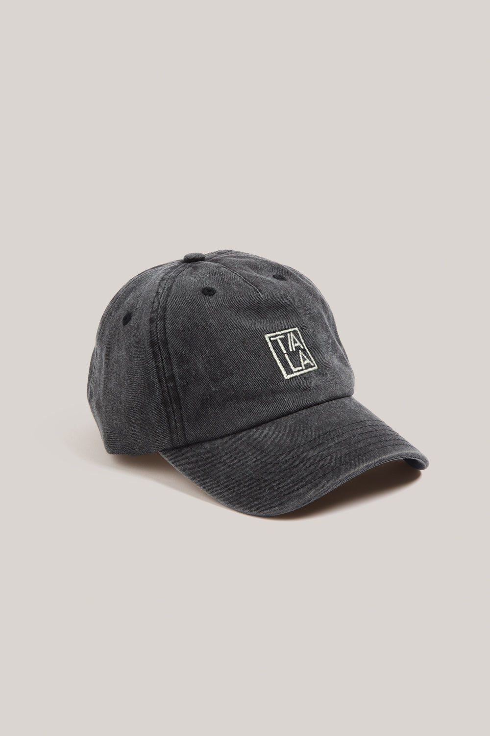 Tala Logo Embroidered Cap - Washed Black