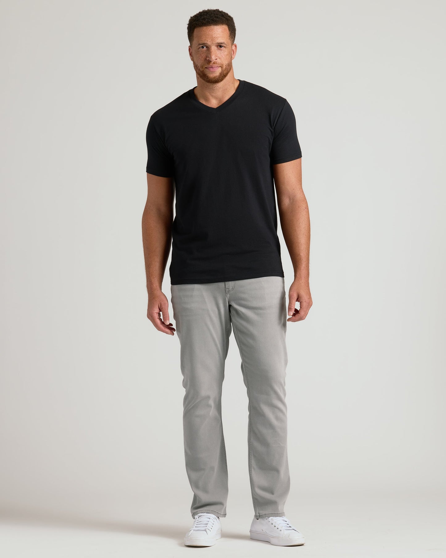 Black Classic Tall V-Neck 10-Pack
