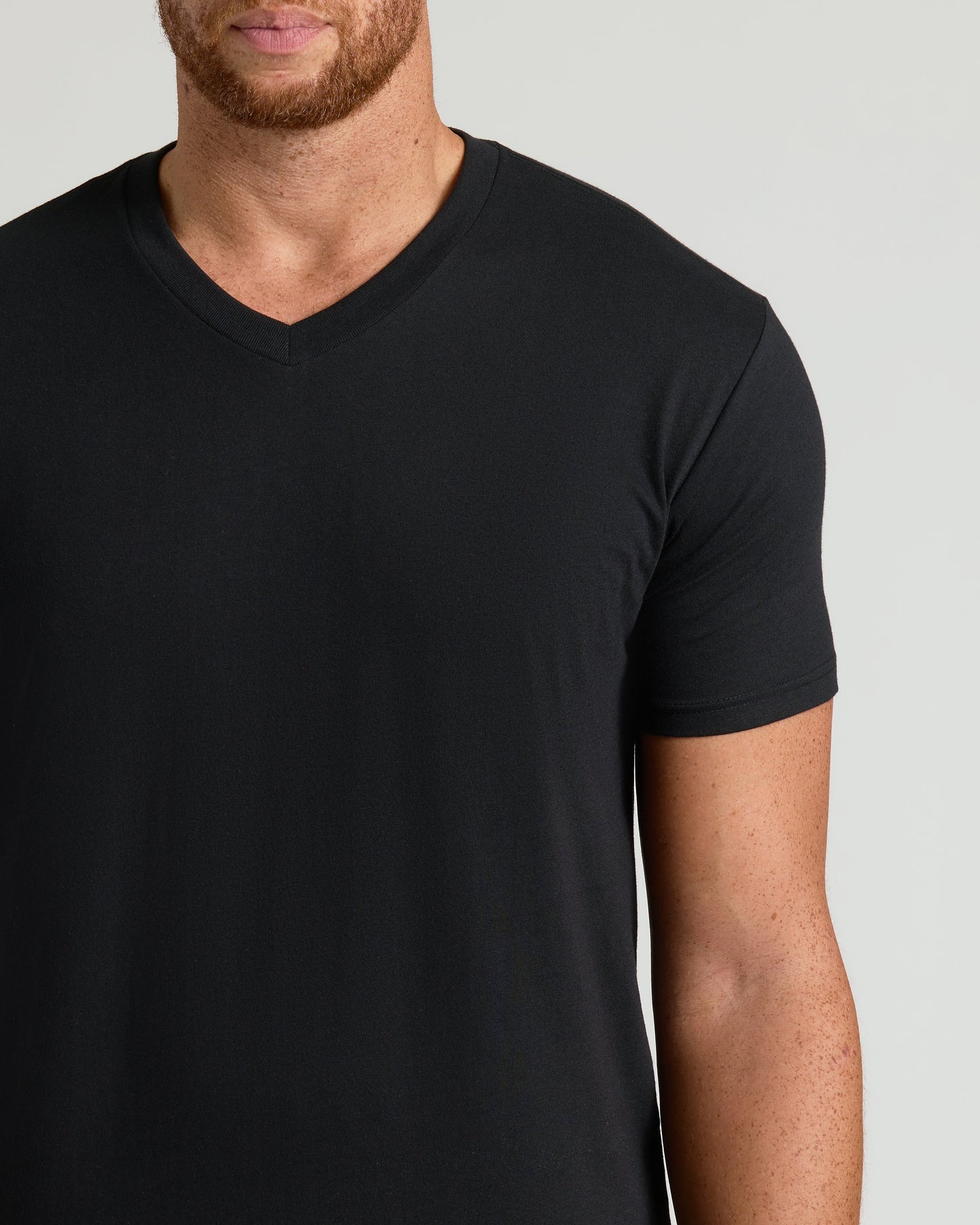 Black Classic Tall V-Neck 10-Pack