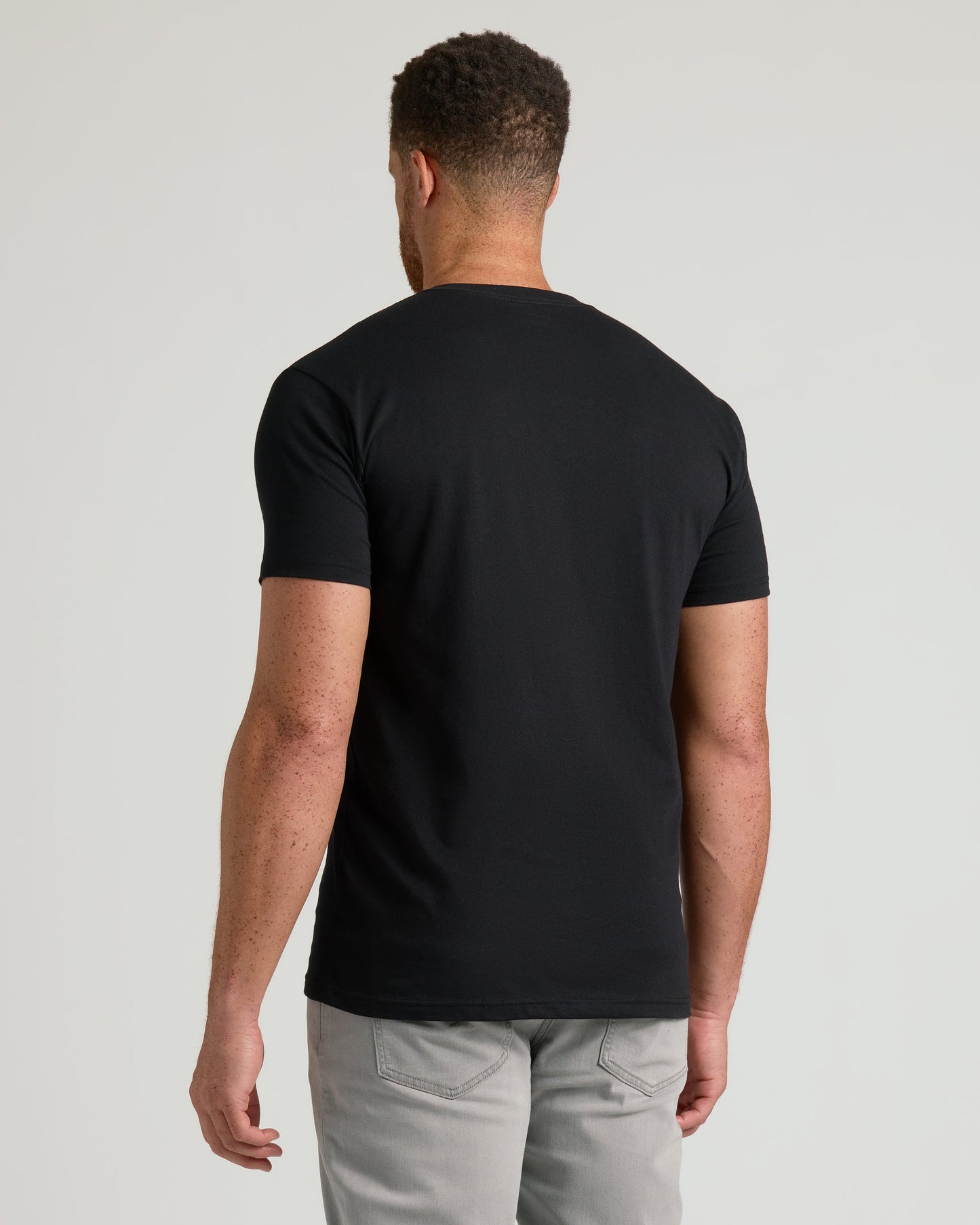 Black Classic Tall V-Neck 10-Pack