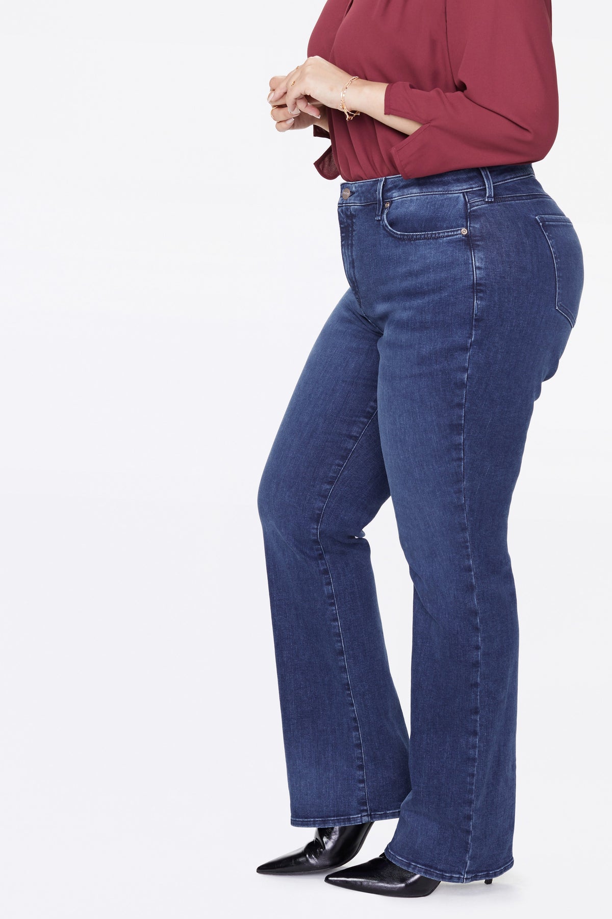 Barbara Bootcut Jeans In Plus Size - Habana