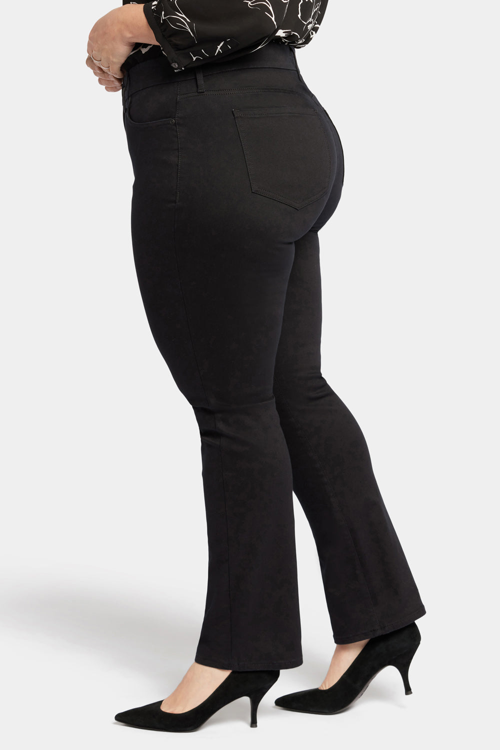 Waist-Match™ Marilyn Straight Jeans In Plus Size - Black