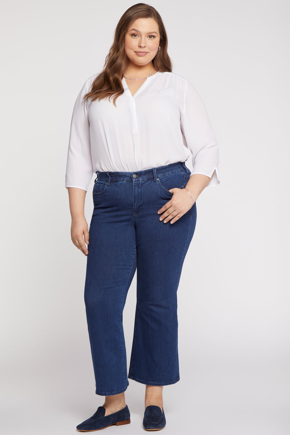 Waist-Match™ Relaxed Flared Jeans In Plus Size - Genesis